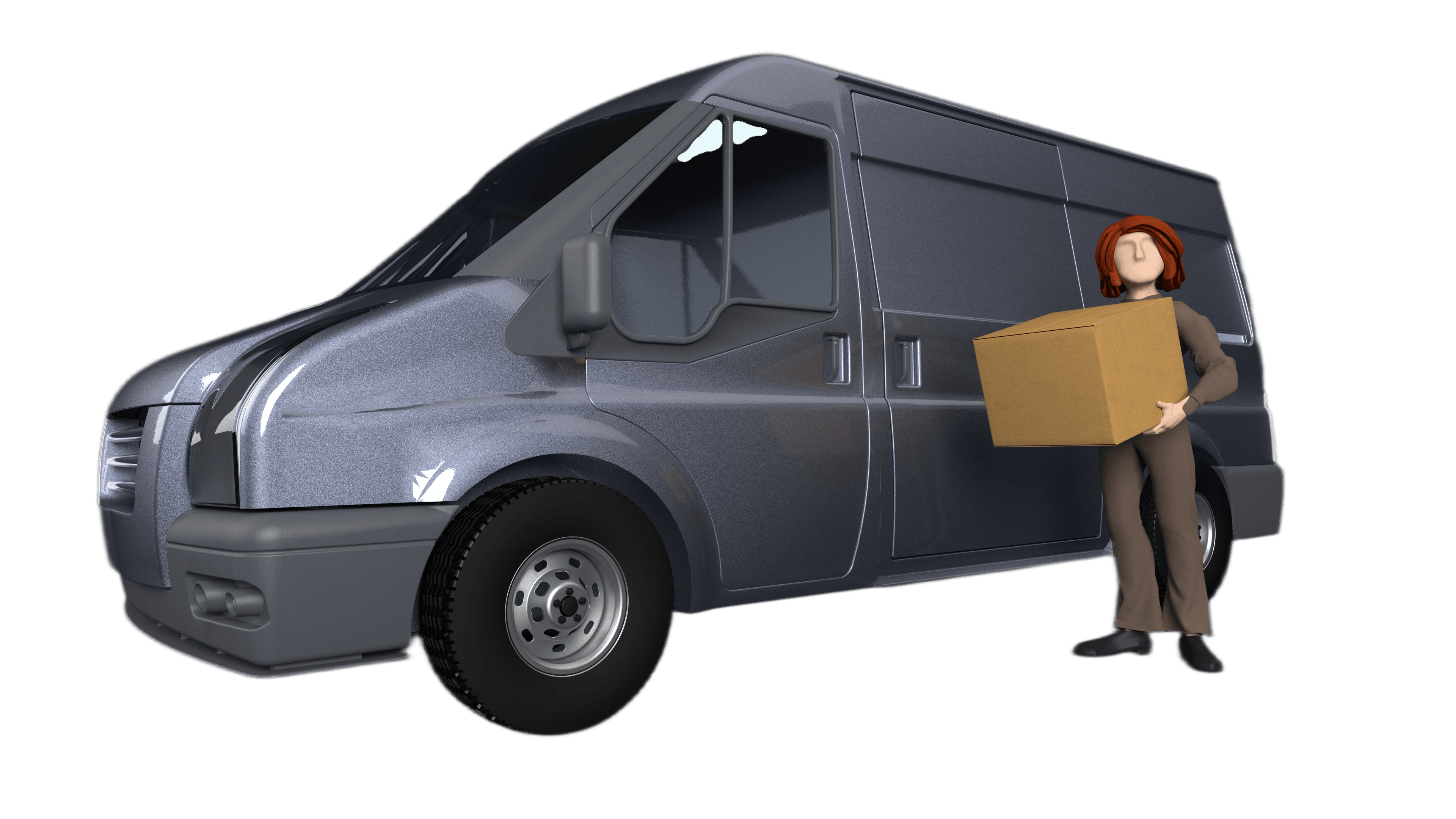 Bizybidz courier rider delivering a package